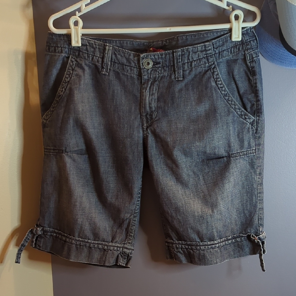 Lucky Brand Women's Charcoal Jean Shorts